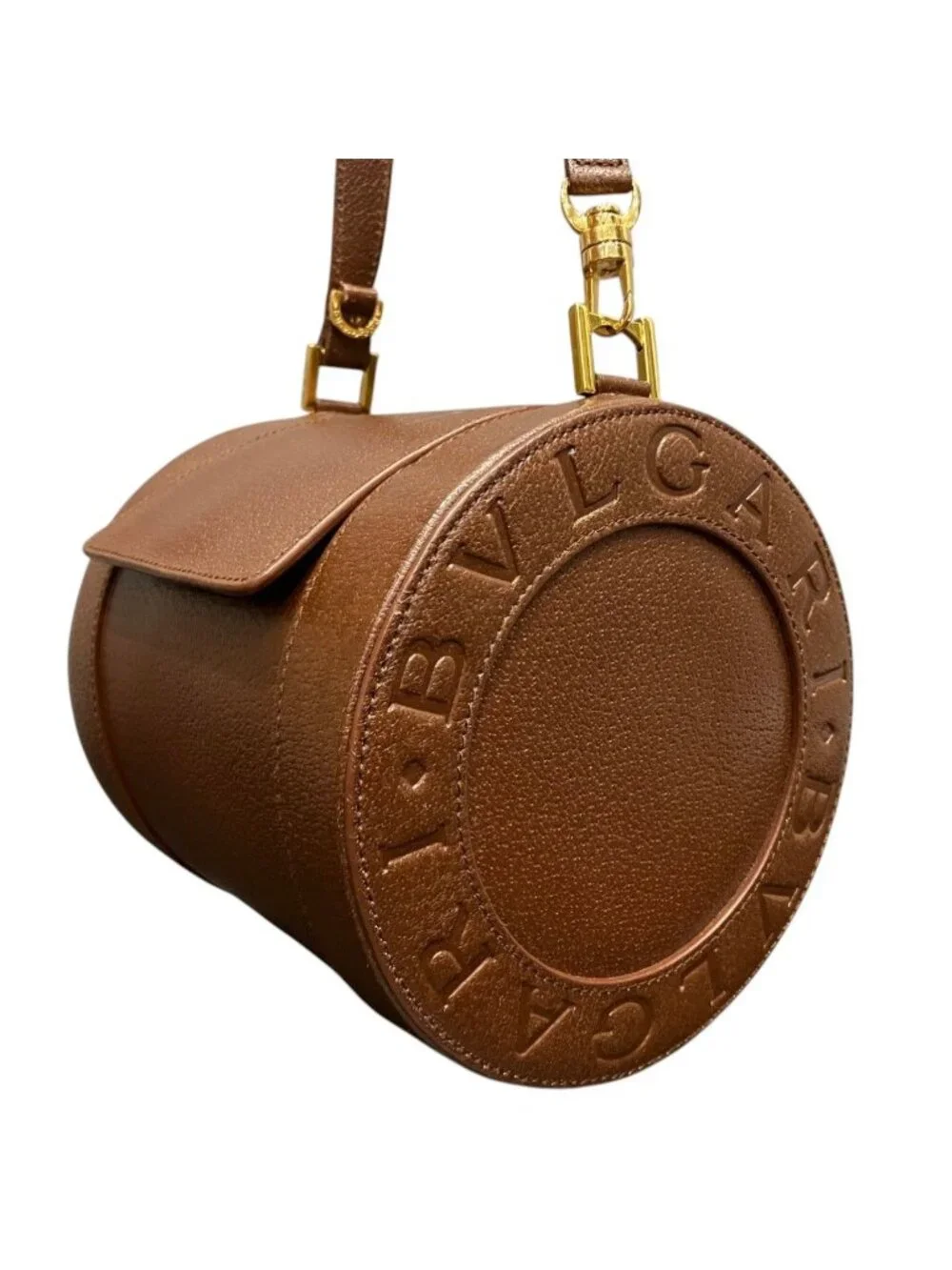 Bvlgari Drum Bag B.Zero1 Handbag Leather